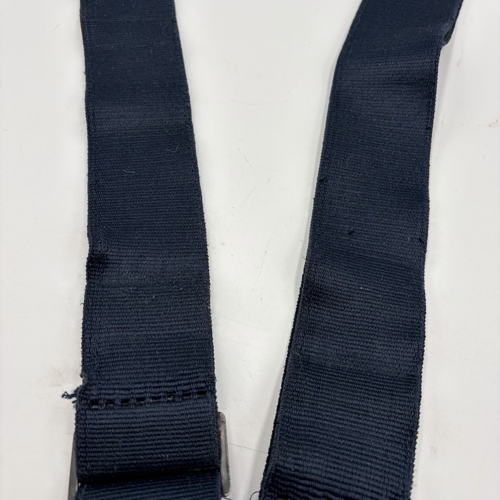 Duluth Trading Co Mens Elastic Y-Back Suspender Blue Leather Brass Adjust Work - Picture 9 of 9